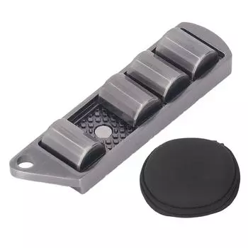 Магнитный слайдер-игрушка в виде стручка гороха для взрослых, металлический, для лечения СДВГ, аутизма, тревожности, снятия стресса, сенсорная игрушка-слайдер серебряный