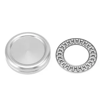 Магнитный слайдер-мини-кнопка для монет, вращающиеся игрушки для снятия стресса из алюминиевого сплава серебряный