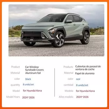 Магнитный солнцезащитный козырек для Hyundai Kona Kauai SX2 N Line 2024~2026, шторка на лобовое стекло, солнцезащитный козырек, крышка люка, аксессуары 2024-2026