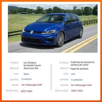 Магнитный солнцезащитный козырек для Volkswagen VW Golf 7 Mk7 GTD GTI 2015~2021, шторка на лобовое стекло, люк, накладка, аксессуары Golf 7