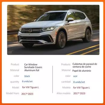 Магнитный солнцезащитный козырек для Volkswagen VW Tiguan L R-Line 2017~2025, шторка на лобовое стекло, солнцезащитный козырек, крышка люка на крыше, аксессуары 2017-2023