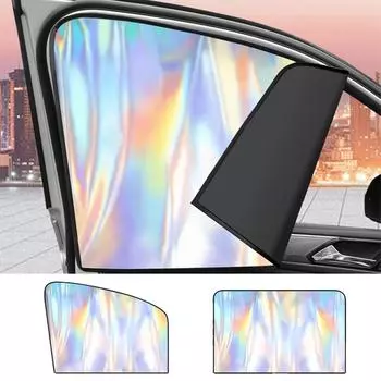 Магнитный солнцезащитный козырек на окно, складная автомобильная шторка, солнцезащитный козырек на боковое заднее окно, аксессуары для салона автомобиля