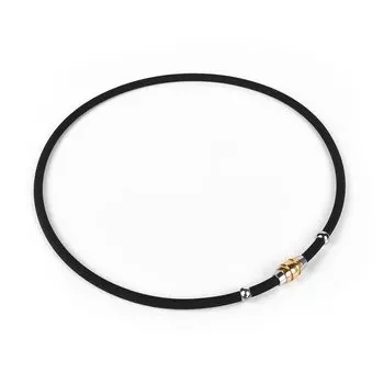 Магнитный статический магнитный германий роскошь популярный носить многие бейсбол кремний 2 размера можно носить во всех [AIMEIS] ожерелье, устранение, титан,