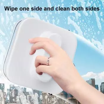 Магнитный стеклоочиститель Эргономичный дизайн Магнитный очиститель лобового стекла Инструмент для замены Аксессуары для стеклоочистки белый