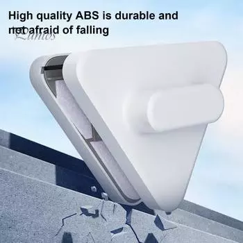 Магнитный стеклоочиститель Эргономичный дизайн Треугольный магнитный очиститель лобового стекла Инструмент для замены Аксессуары для стеклоочистки белый