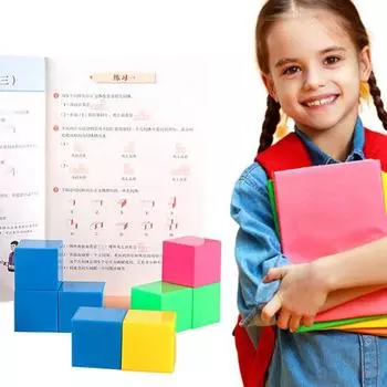 Магнитный строительный блок для малышей, игрушка с закругленными краями, без заусенцев, вращение на 360 градусов, образовательные сенсорные магнитные кубики для детей синий