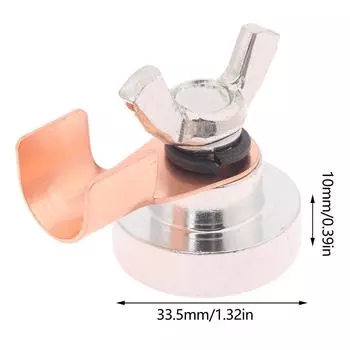 Магнитный сварочный заземляющий зажим Удобный металлообрабатывающий сварочный заземляющий зажим Инструмент надежно удерживает металлические поверхности Для сварщиков