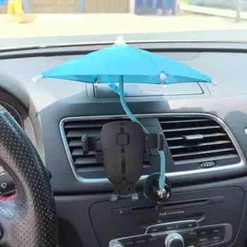 Магнитный телефонный зонт с регулируемым гибким углом наклона, антибликовый, универсальный, для использования на открытом воздухе, в автомобиле, для мобильного телефона чёрный