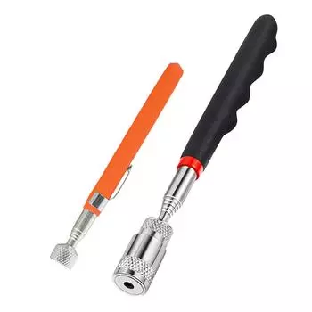 Магнитный телескопический инструмент для захвата Магнитный инструмент для захвата со светодиодным фонариком Телескопическая магнитная палочка