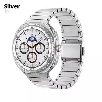 Магнитный титановый браслет для Samsung Galaxy 8 40/44мм 8Classic 46мм Металлический ремешок из нержавеющей стали для SAMSUNG galaxy Ultra 47мм 2025 Galaxy Ultra 47mm &Steel