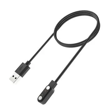 Магнитный USB-адаптер для зарядного кабеля для смарт-часов Kieslect Kr Pro/Kr (черный)
