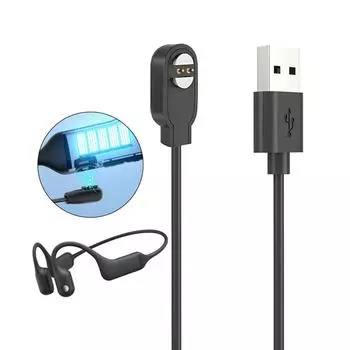 Магнитный USB-кабель для быстрой зарядки наушников, дата-кабель, адаптер для зарядки, док-станция, кронштейн, подходит для PurFree BC01