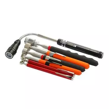 Магнитный выдвижной захват, всасывающий железный стержень, портативный многофункциональный экстрактор, зажим для ручки, инструменты для ремонта автомобилей, телескопический