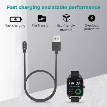 Магнитный зарядный кабель 5 В 1 А USB зарядное устройство для часов RS4 Plus (60см)