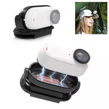 Магнитный зажим для шляпы PULUZ для Insta360 GO3 Магнитная рамка для Insta360 GO 3S Защитная рамка для Insta360 GO 3S Магнитная рамка для Insta360 GO3