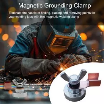 Магнитный зажим для заземления сварки, сверхпрочный держатель для сварки, переносной металлический сварочный аппарат, сварочное заземление