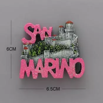 магниты на холодильник Барселона мозаика Бурдж-Халифа Дубай золотой Мьянма Прага Сан-Диего Сан-Марино Тайская Русалка украшения для дома подарки