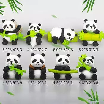 Магниты на холодильник с пандой, симпатичная мультяшная наклейка на холодильник, креативная магнитная пряжка на стену Po, кухонные принадлежности, украшения для дома 1Pc