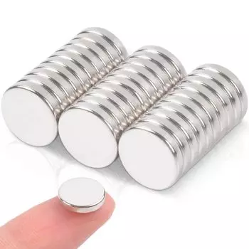 Магниты супер сильные неодимовые маленькие универсальные круглые магниты подходят для поделок маленькие круглые дисковые магниты для холодильника, офиса, науки, 10x2 мм-30 шт.