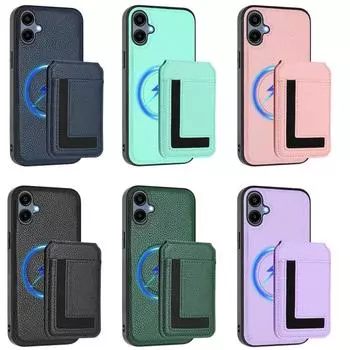 Magsafe 2 в 1 Съемный чехол-кошелек Nothing CMF Phone 1 с держателем для карт, магнитной подставкой, откидной чехол из искусственной кожи для Nothing CMF Phone1/Phone 2A Nothing CMF Phone 1 чёрный