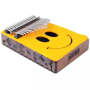 MAHALO Kalimba Thumb Piano 17 Keys Smile Design Tuned MKA17SM