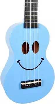 MAHALO Soprano Ukulele Art Series Light Blue U-SMILE