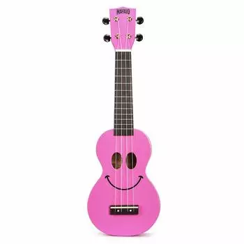 MAHALO Soprano Ukulele Art Series Pink U-SMILE розовый