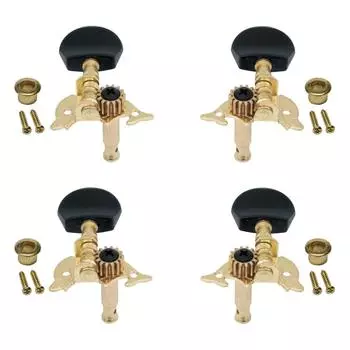 MAHALO Устройство для намотки нитей для укулеле 4 шт. 1SET UMH100G GD/BK
