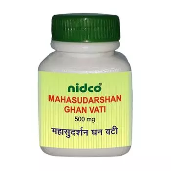 Махасударшан Гхан Вати (30 таб, 500 мг), Mahasudarshan Ghan Vati, Nidco