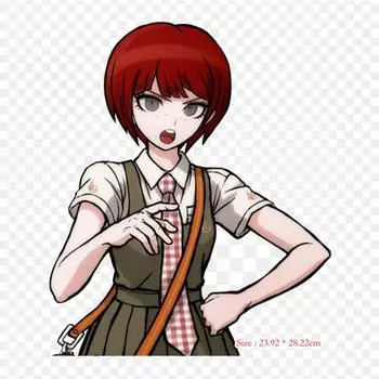 Mahiru Koizumi Danganronpa 2 «Прощай, отчаяние», наклейка с принтом на одежде, термонаклейка «сделай сам», для футболок, нашивка с утюгом на переносе