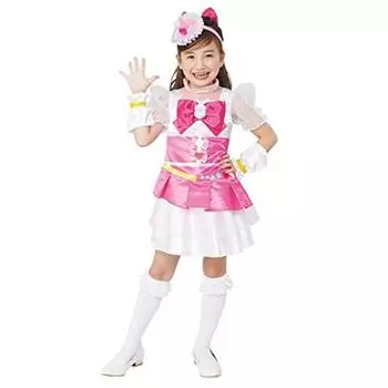 Mahou Tsukai Cure Miracle Diamond Transformation Pretium Kids Costume Girls PreCure! 95см-115см белый