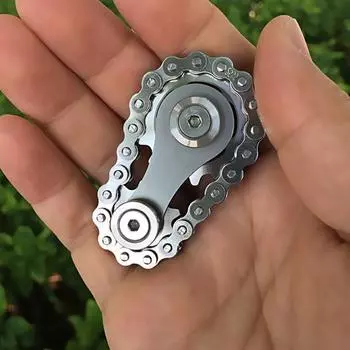 Маховик, игрушка-непоседа, металлическая гироскопическая звездочка, ручная игрушка-непоседа, избавляющая от скуки, карманная цепочка передач на кончиках пальцев, антистрессовые игрушки A