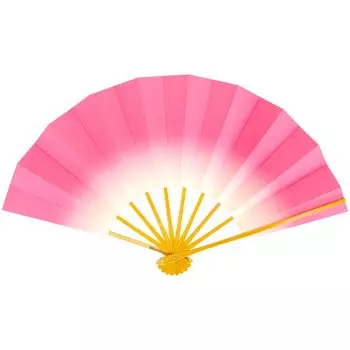 Mai белый бамбук 6 цветов на выбор [Ai-Ai] веер, размытие, (розовый) розовый