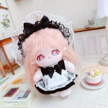 Maid Dress Cotton Doll Maid Skirt Princess Skirt Idol Dolls Dress Children s Gift 1 set