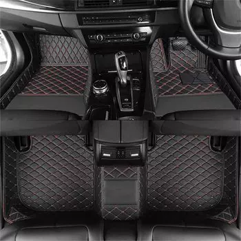 MaiKZ Car Mat Suitable for BMW 7 Series G11/G12 2015-2022 Full Leather Coverage, For