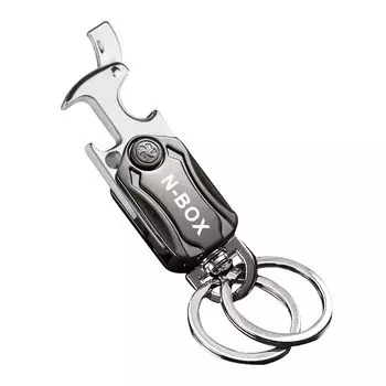 [MailiMy] Car key chain, multi-function key ring, fingertip yo-yo key chain, built-in delivery , Suitable for N-box