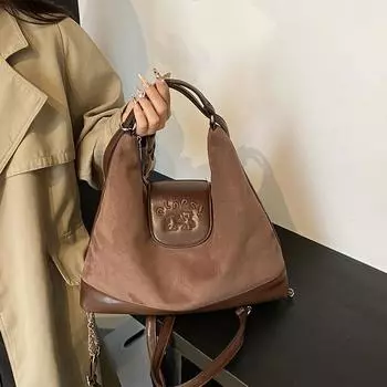 Maillard bag women s 2024 new backpack texture matte shoulder bag large capacity commuter messenger backpack 36*10.5*32