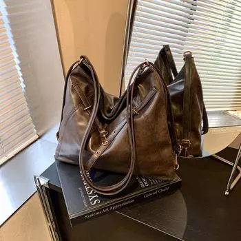 Maillard Большая вместительная сумка Женский рюкзак Hugh Женская сумка-тоут для поездок на работу Рюкзак красный