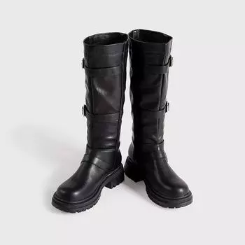 Maillard boots women s western boots small thick-soled boots but knee new tall knight boots 35