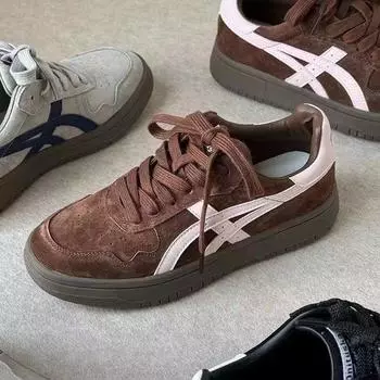 Maillard ниша серо-голубые немецкие кроссовки женские осень 2024 новые на толстой подошве ретро спортивные и любительские кожаные кроссовки для сноуборда прилив 35 чёрный