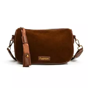 Maillard ретро матовая маленькая женская сумка 2024 года новая осенняя универсальная сумка-мессенджер с широким плечевым ремнем супер пожарная сумка-пельмень чёрный