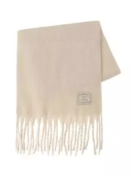 [Maison de Fleur] Одежда Бахрома Стола для женщин, Слоновая кость