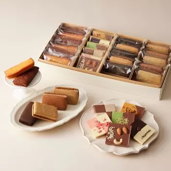 Maison Gateau Tablet LL Tablet Chocolat Shola Sand Financier Ассортимент Подарок в индивидуальной упаковке [La Shirokane] и на конец года