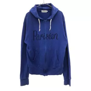 MAISON KITSUNE KITSUNE TEE Made in Japan Print Long sleeve sweat Zip hoodie Men s Used