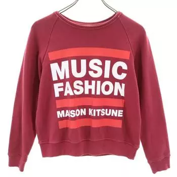 MAISON KITSUNE Long sleeve trainer XS Henji Women Used