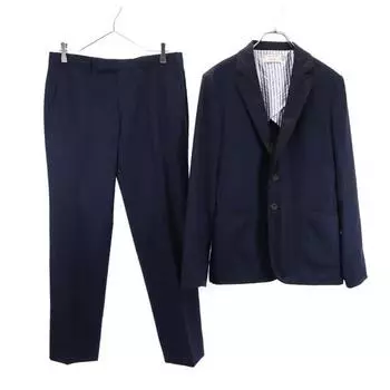 MAISON KITSUNE wool suit Setup 46/42 Navy system Men s Used