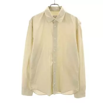 Maison Margiela 16SS Made in Romania Long sleeve Cotton shirt 48 beige Men s Used