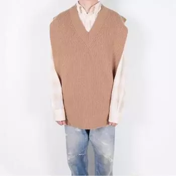 Maison Margiela 23SS Margiela Жилет Кашемировый жилет Camel S50TH0059S18207124