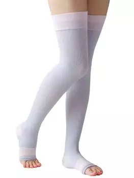 Maison Peony Compression Long Silk Open No Pregnant Knee For 1 Above the Made in Japan [Maison Peony] Socks, Type, Blend, Toe, Toes, Women, Maternity,