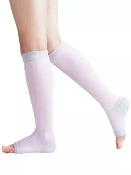 Maison Peony Compression Socks for Pregnant Silk Night 1 One Size Fits Below the Made in Japan Purple Moisturizing Sheet [Maison Peony] Women, Blend,
